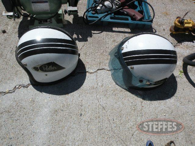 (2) Snowmobile helmets, vintage, _1.jpg